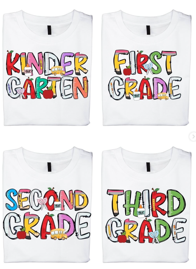 Grade Level Tshirts